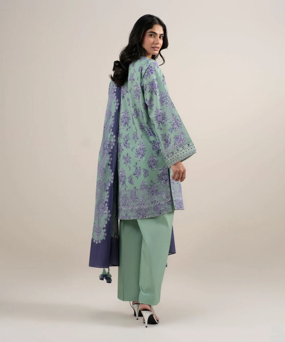 3 Piece - Embroidered Lawn Suit - 2DEDYS26V652