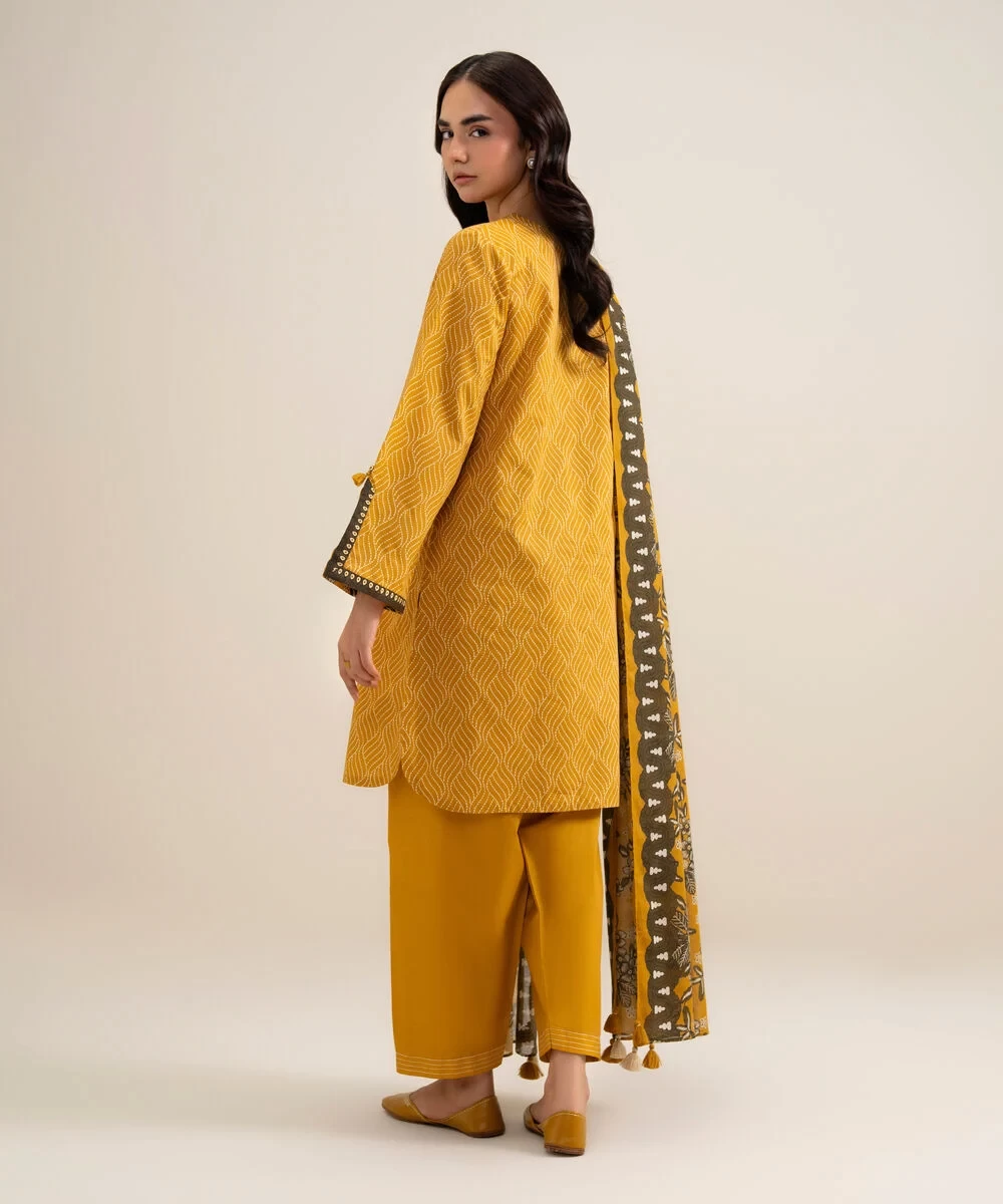 3 Piece - Printed Lawn Suit -  U3PDDS26V631