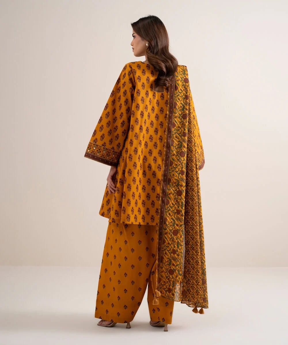 3 Piece - Printed Lawn Suit - U3PDDS26V618