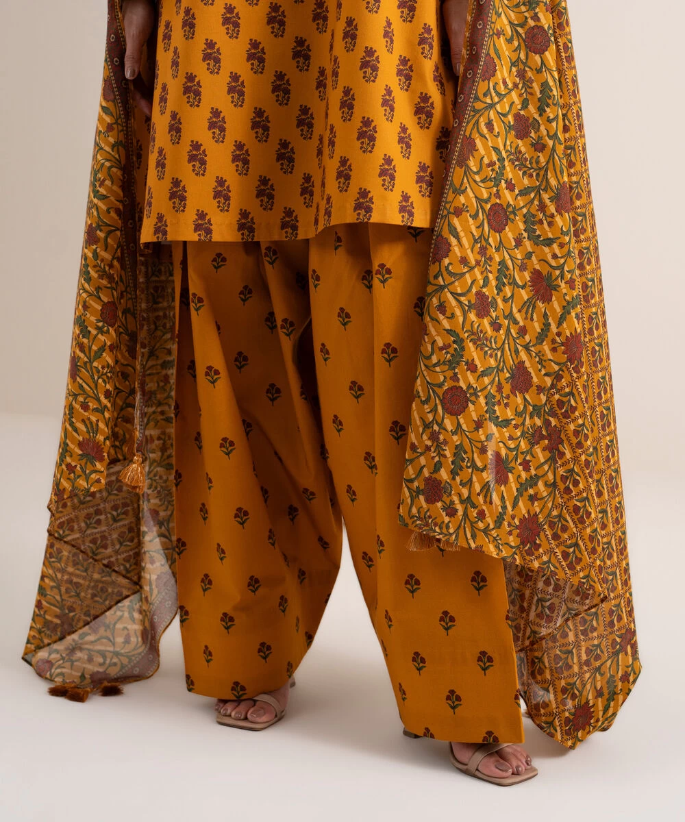 3 Piece - Printed Lawn Suit - U3PDDS26V618