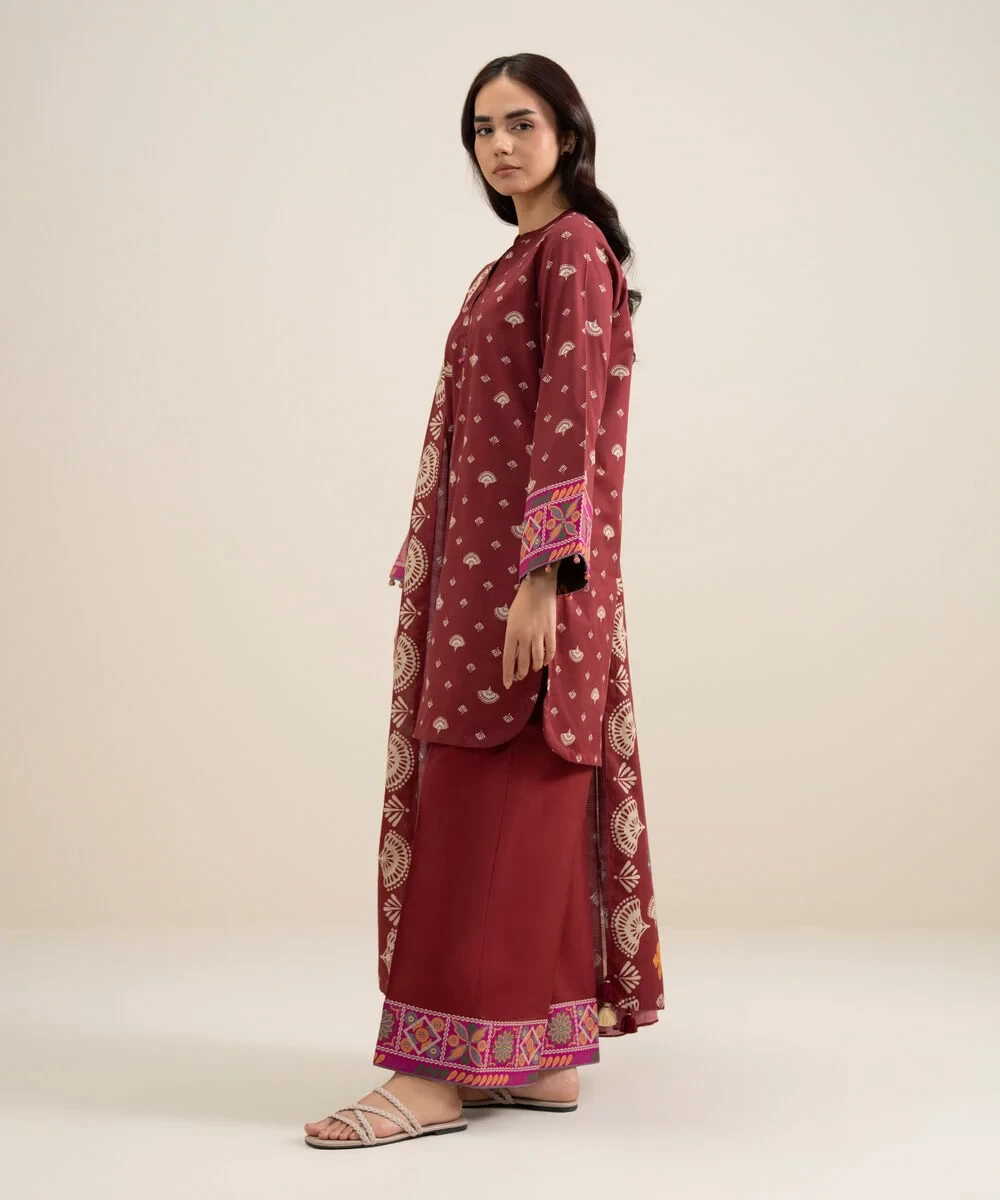 3 Piece - Printed Lawn Suit - U3PDYS26V620