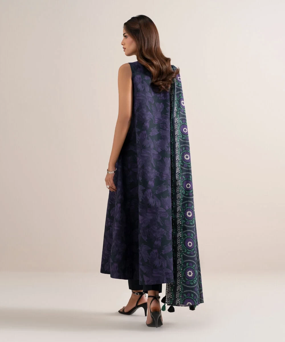 3 Piece - Printed Lawn Suit - U3PDYS26V612