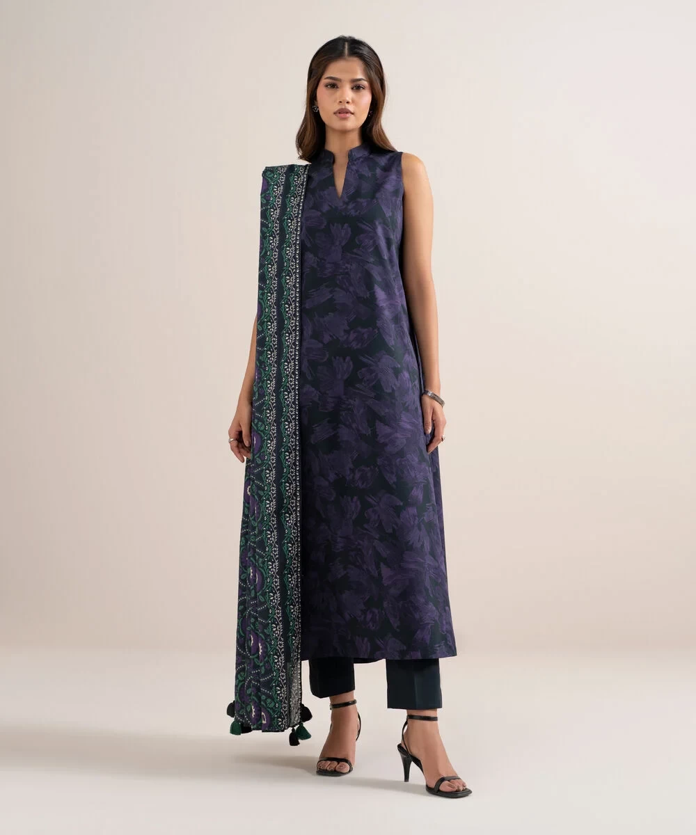 3 Piece - Printed Lawn Suit - U3PDYS26V612