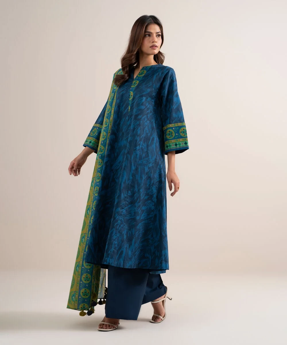 3 Piece - Printed Lawn Suit - U3PDYS26V610