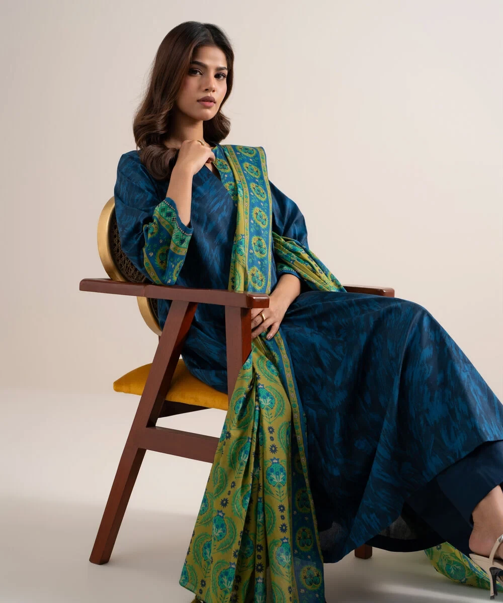 3 Piece - Printed Lawn Suit - U3PDYS26V610