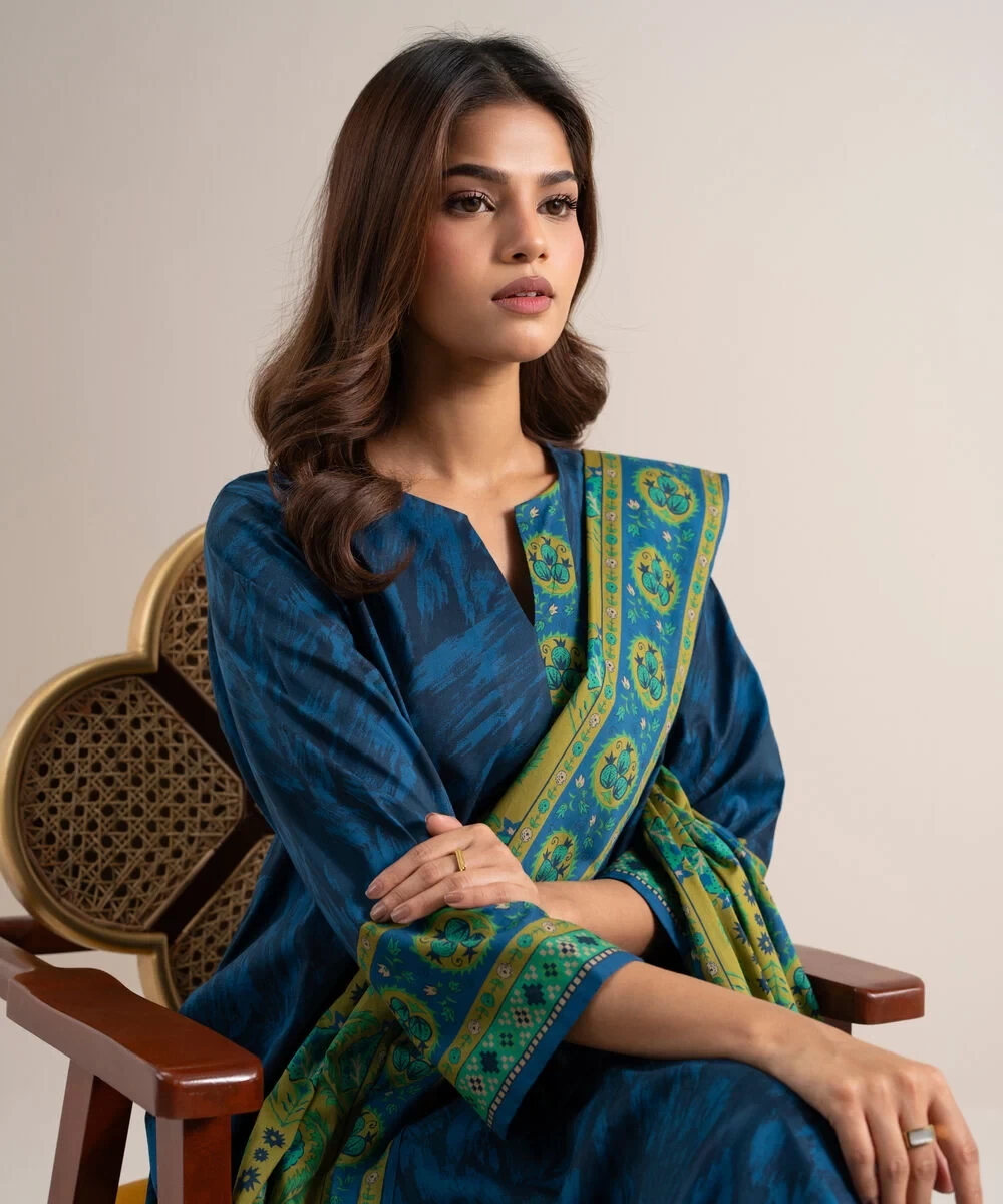 3 Piece - Printed Lawn Suit - U3PDYS26V610