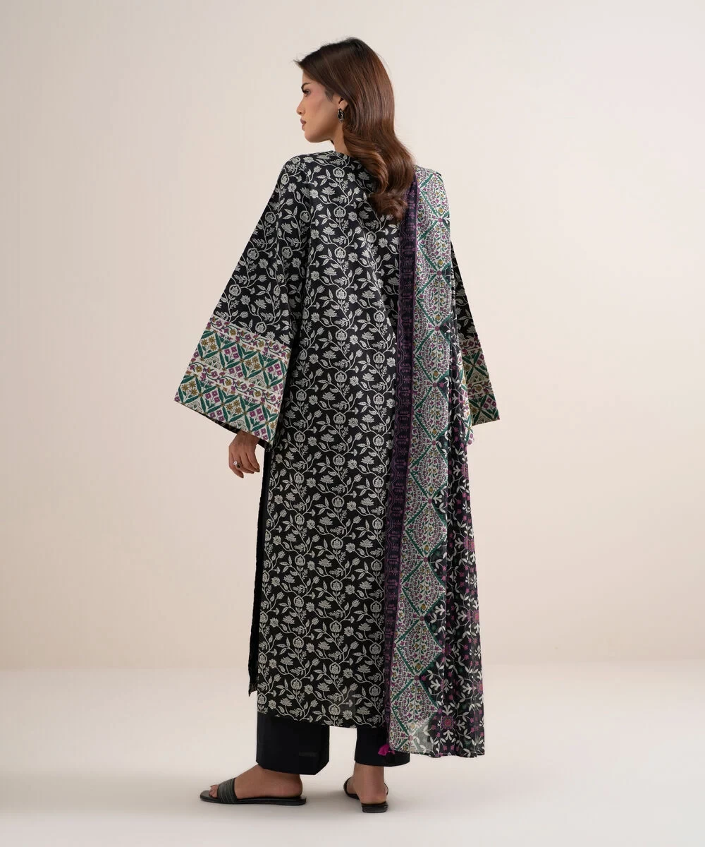 3 Piece - Printed Lawn Suit - U3PDDS26V621