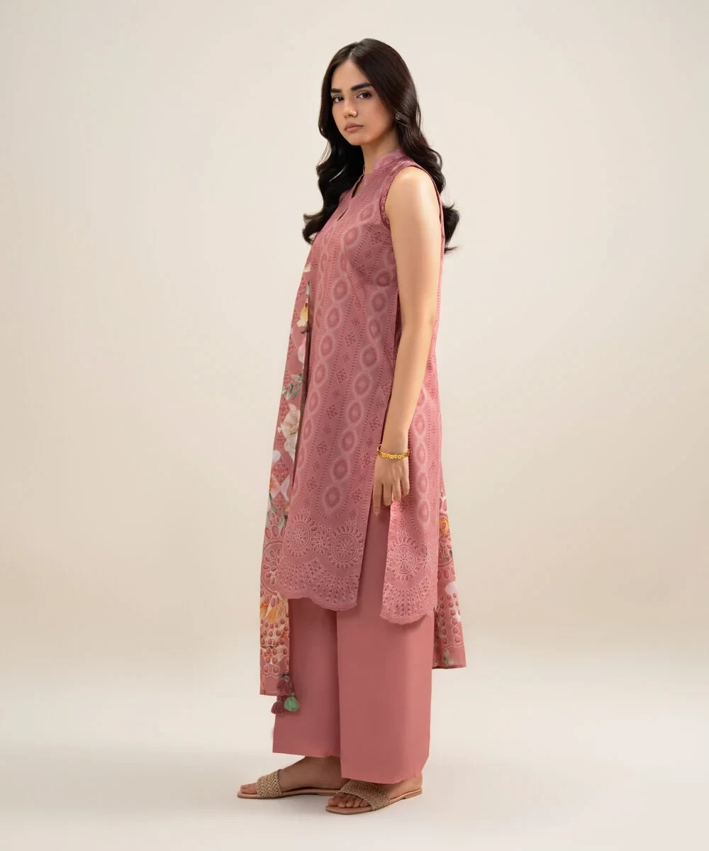 3 Piece - Printed Lawn Suit - U3PDYS26V622