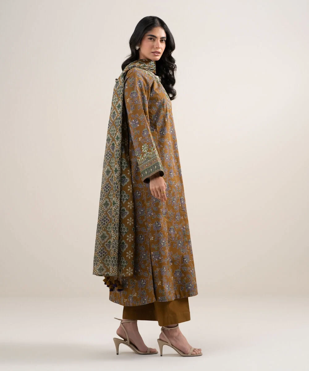 3 Piece - Embroidered Lawn Suit -  3PEDYS26V665
