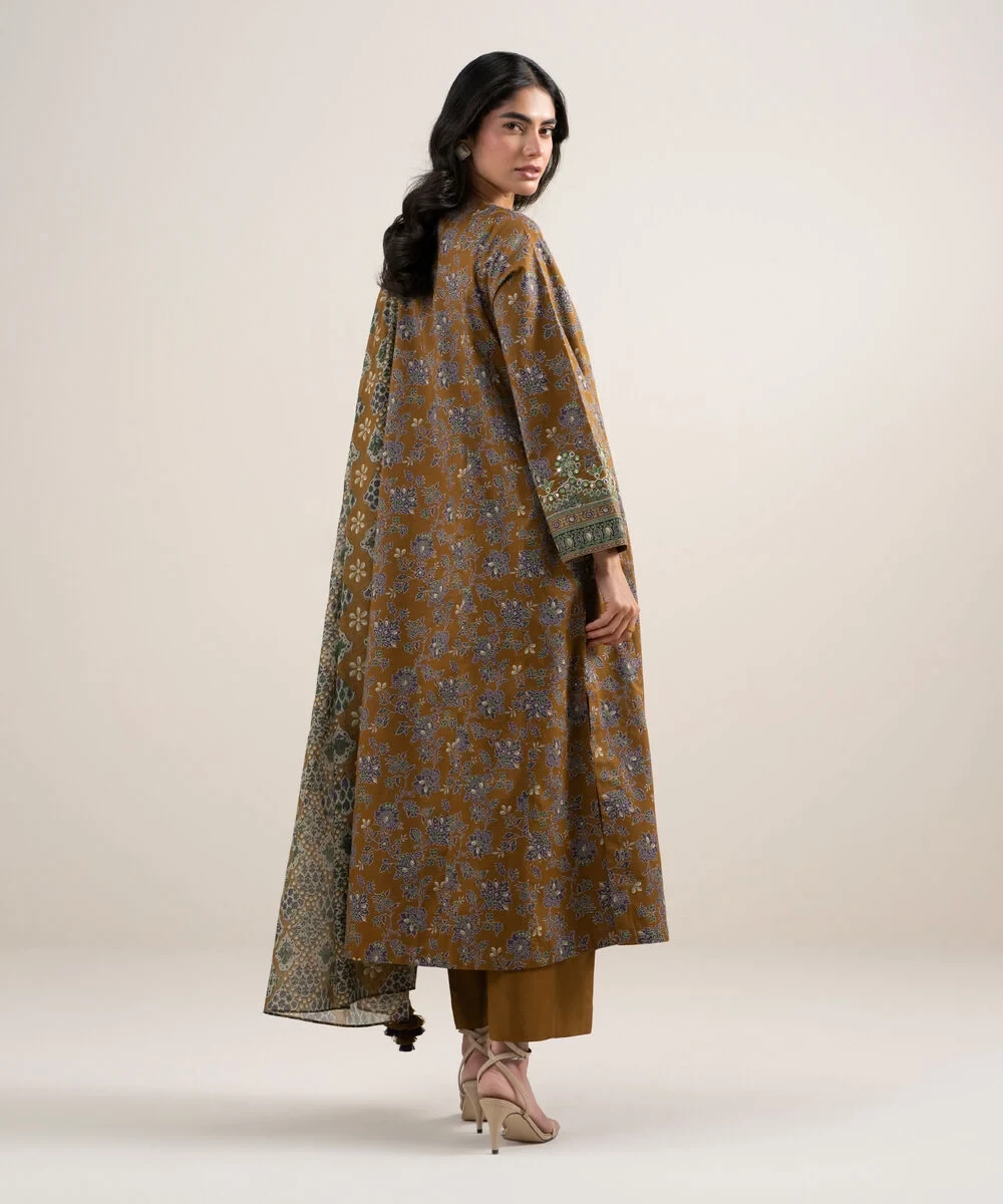 3 Piece - Embroidered Lawn Suit -  3PEDYS26V665