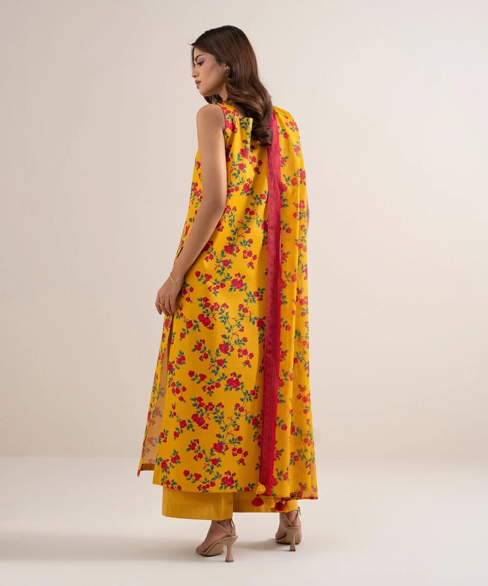 3 Piece - Printed Lawn Suit -  U2TDDS26V637