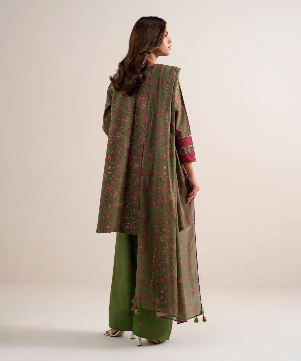 3 Piece - Printed Lawn Suit - U3PDDS26V619