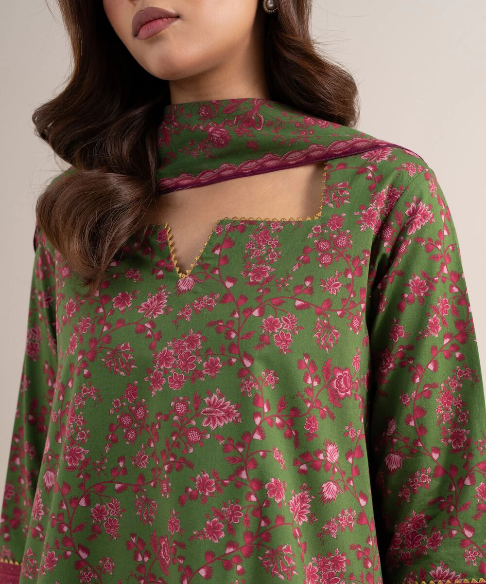 3 Piece - Printed Lawn Suit - U3PDDS26V619