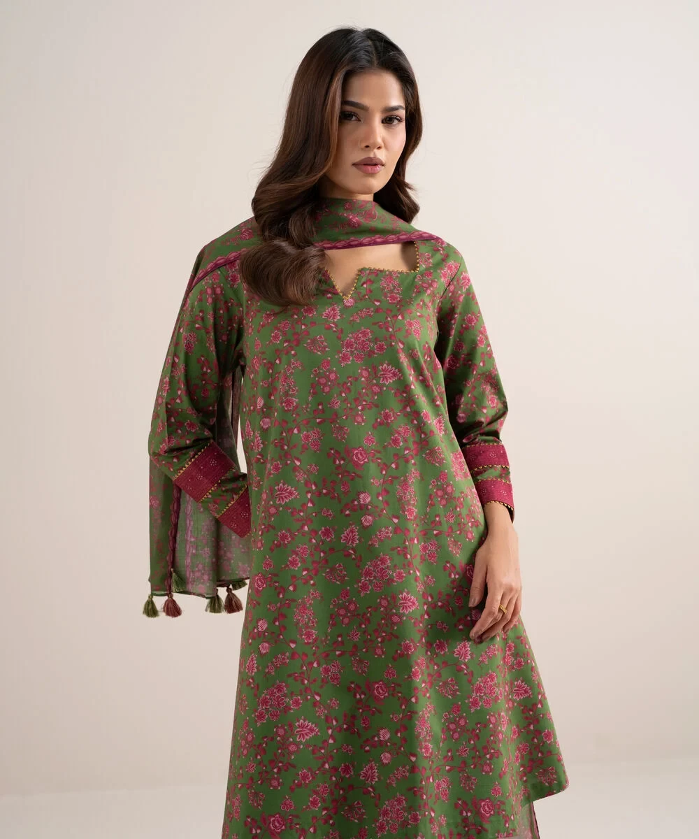 3 Piece - Printed Lawn Suit - U3PDDS26V619