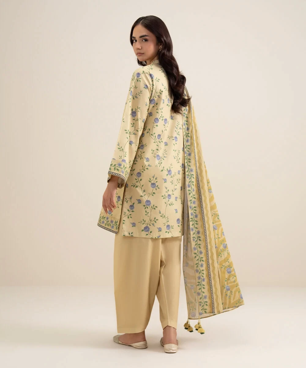 3 Piece - Printed Lawn Suit - U3PDDS26V610