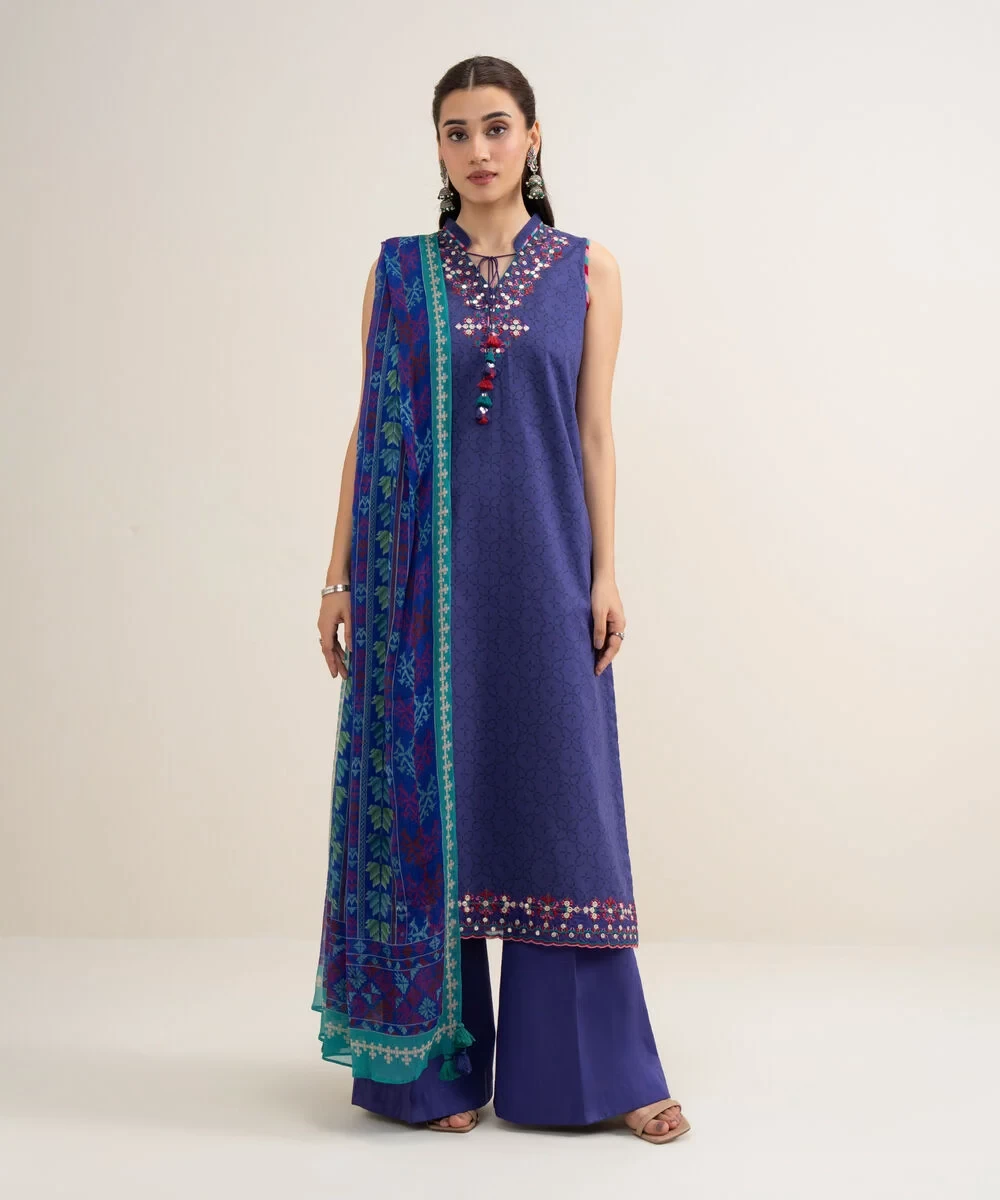 3 Piece - Embroidered Lawn Suit - U2TEDYS26V62