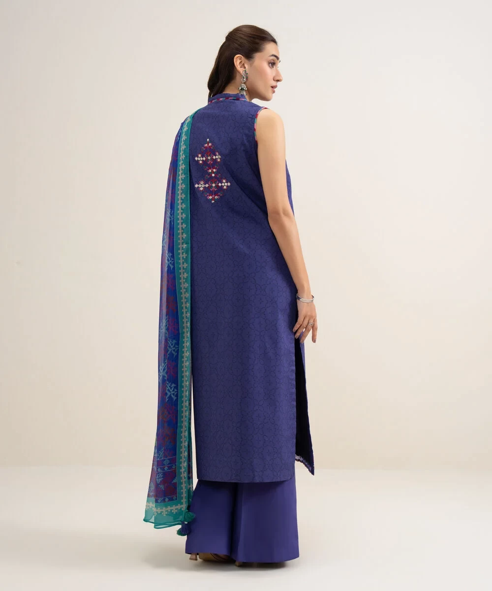 3 Piece - Embroidered Lawn Suit - U2TEDYS26V62