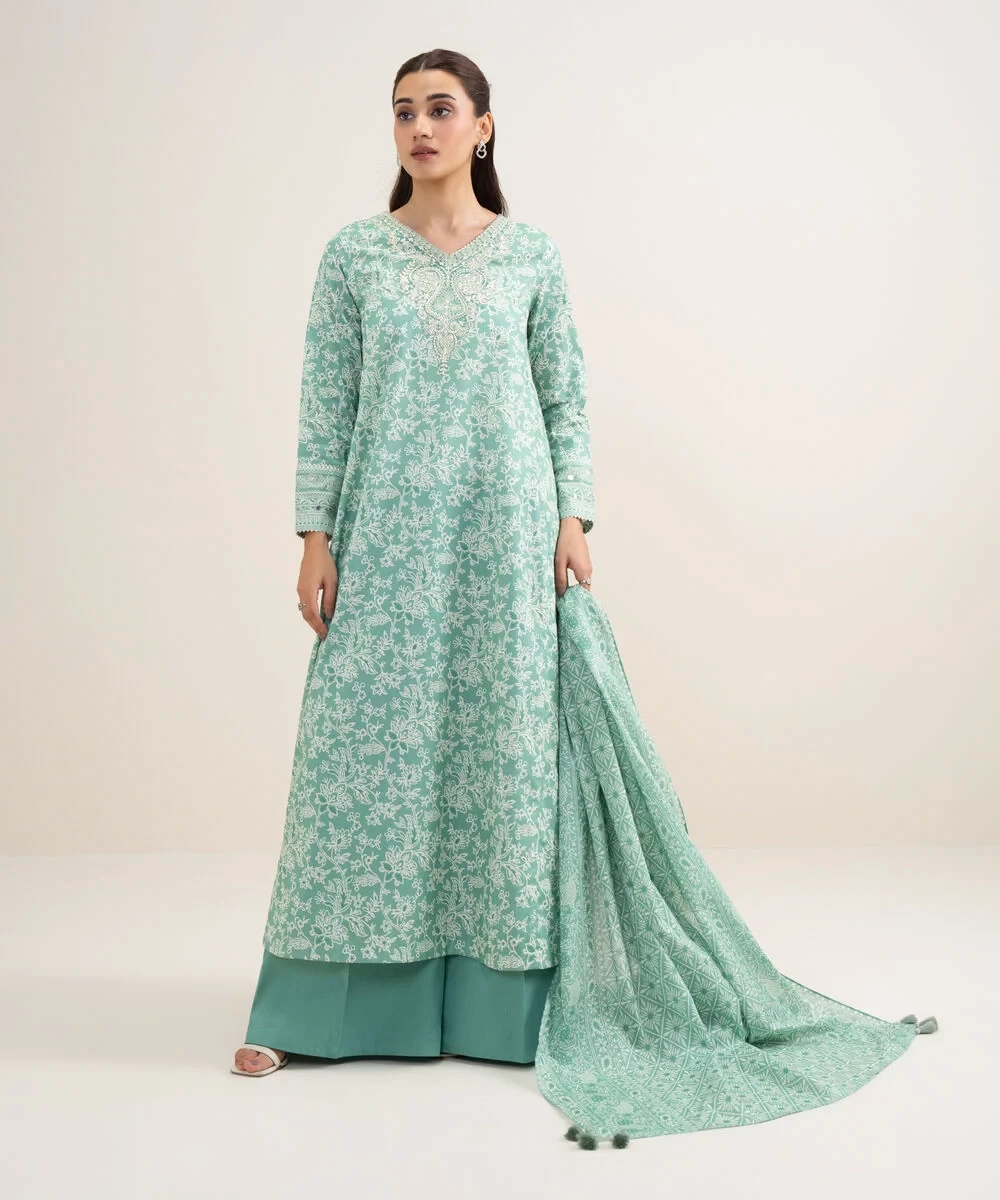 3 Piece - Embroidered Lawn Suit - 3PEDYS26V626