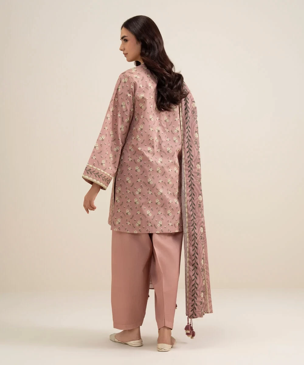 3 Piece - Printed Lawn Suit - U3PDDS26V611