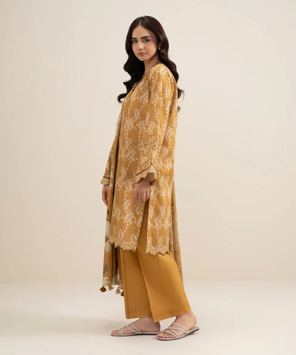 3 Piece - Printed Lawn Suit - U3PDYS26V624