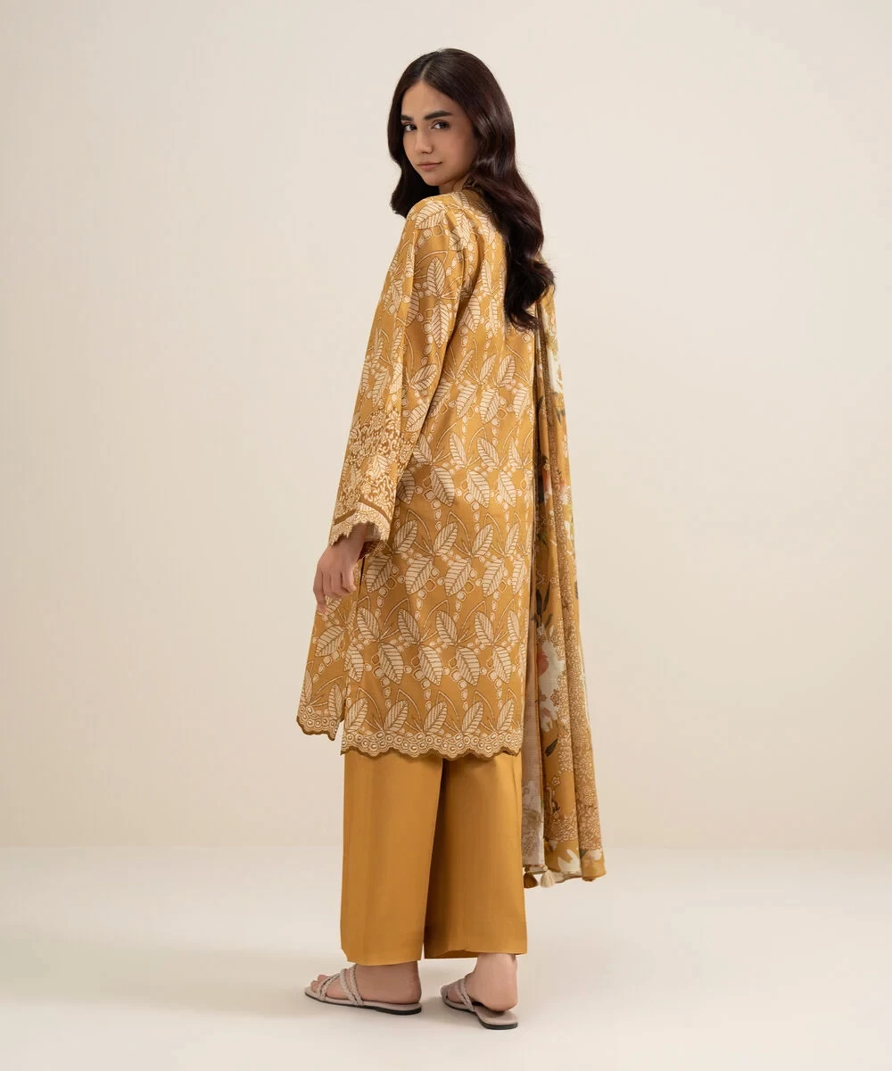 3 Piece - Printed Lawn Suit - U3PDYS26V624