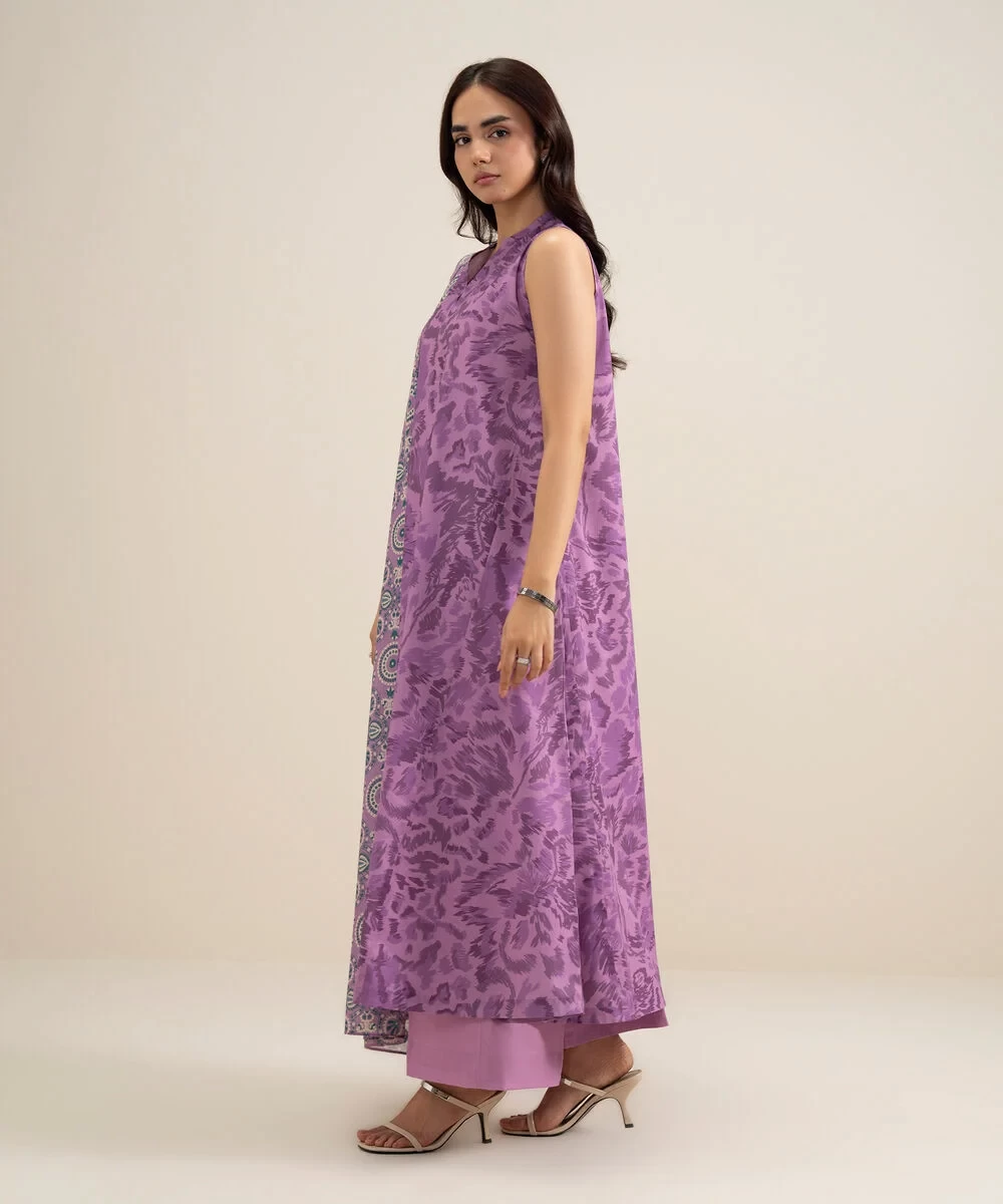 3 Piece - Printed Lawn Suit - U3PDYS26V611