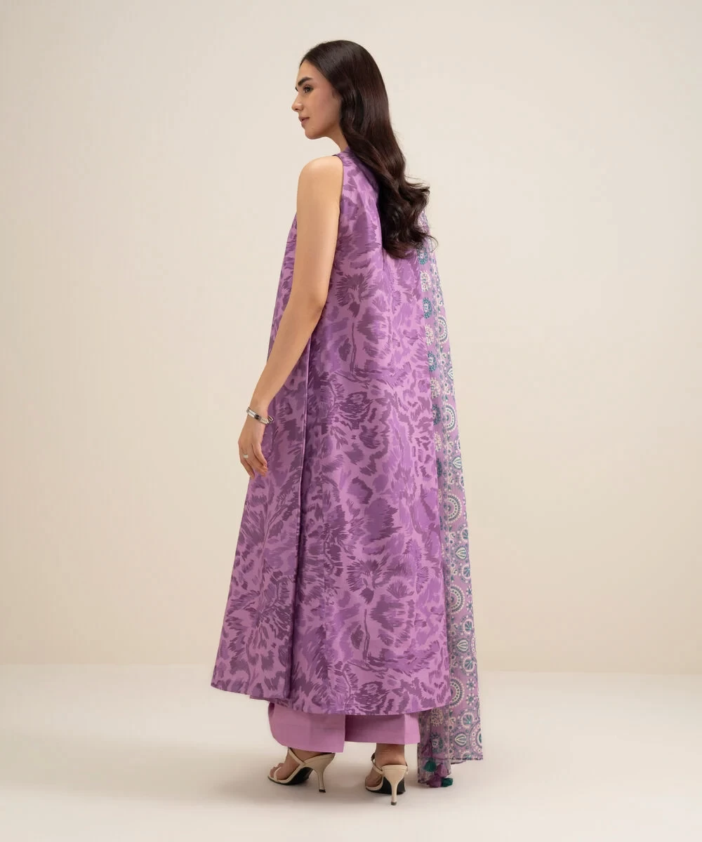 3 Piece - Printed Lawn Suit - U3PDYS26V611
