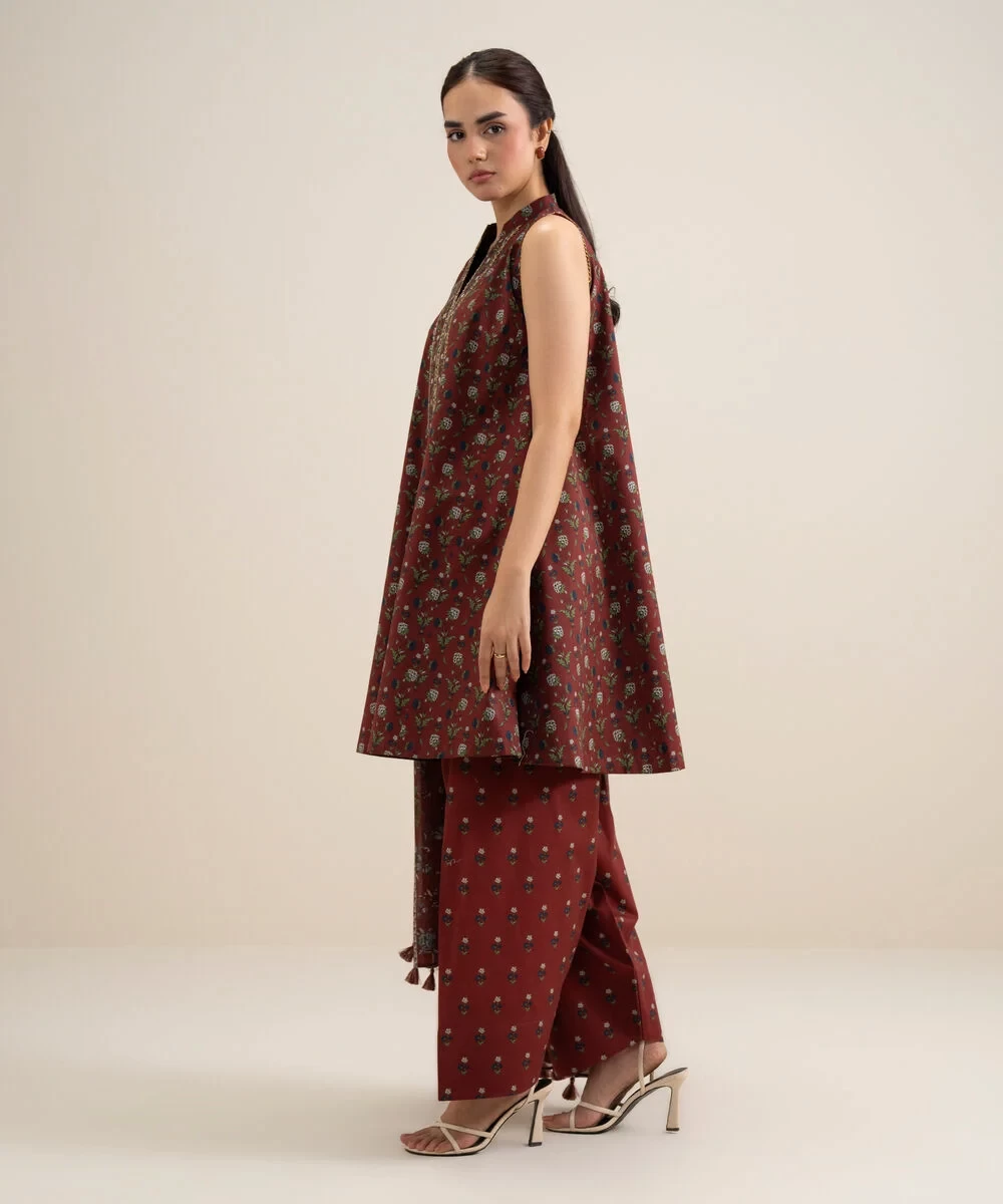 3 Piece - Printed Lawn Suit - U3PDDS26V617