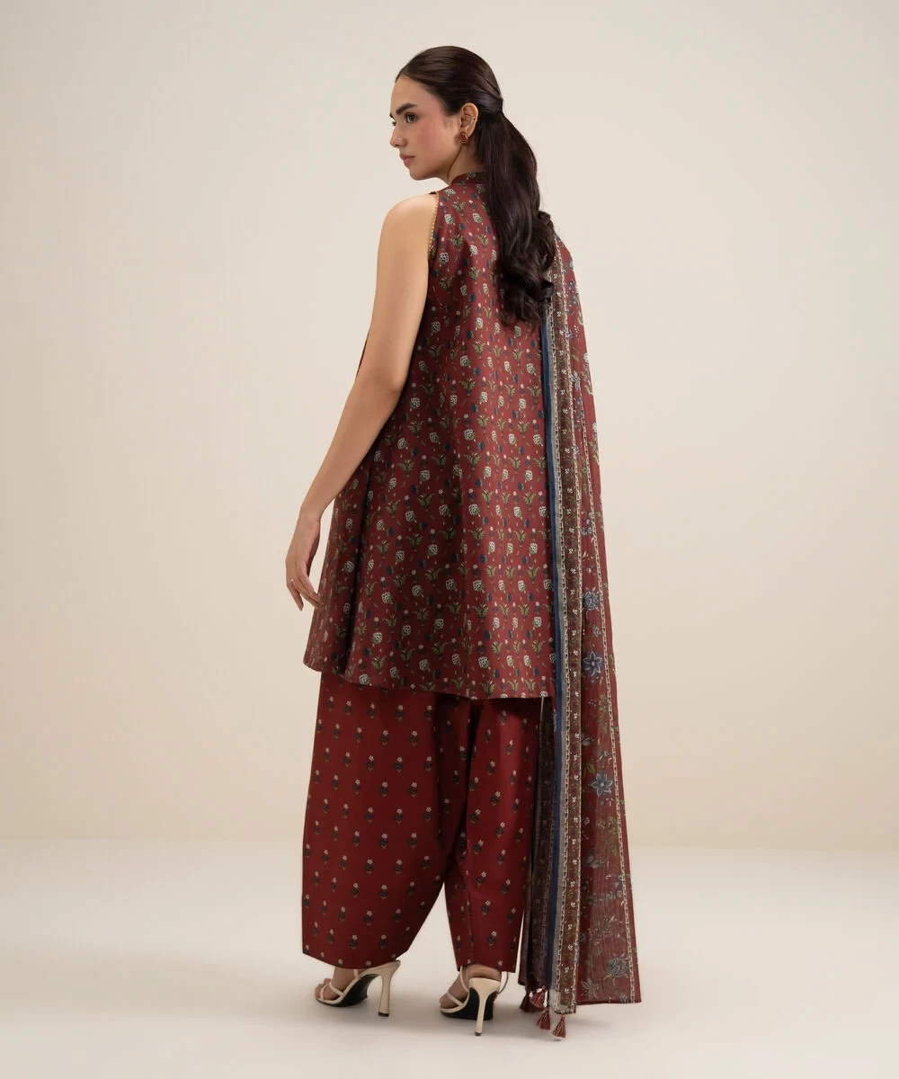 3 Piece - Printed Lawn Suit - U3PDDS26V617