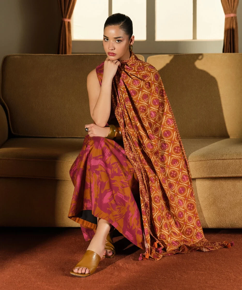 3 Piece - Printed Lawn Suit -  0U3PDYS26V69
