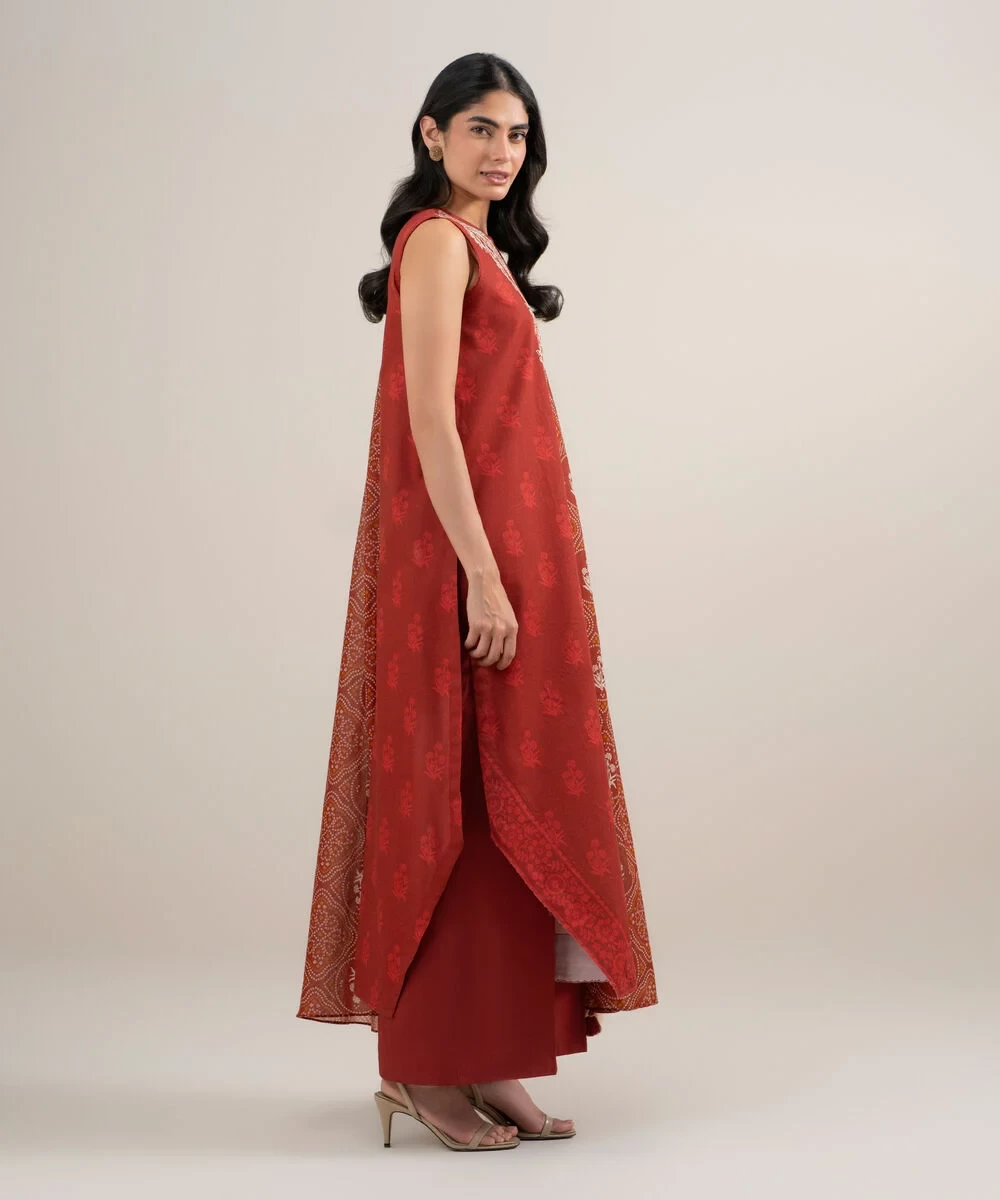 3 Piece - Embroidered Lawn Suit - U3PDDS26V633