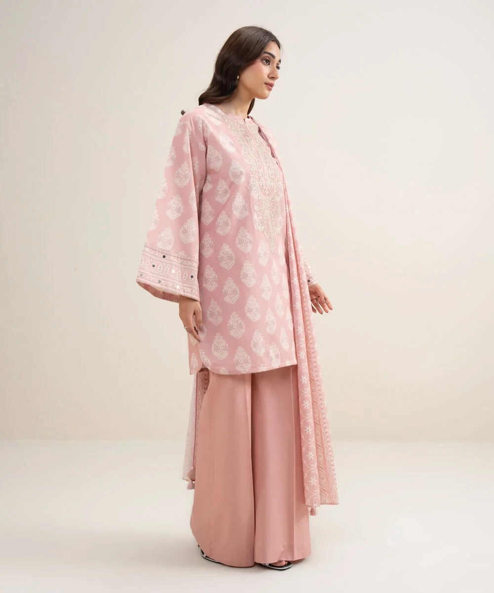 3 Piece - Embroidered Lawn Suit - 3PEDYS26V625