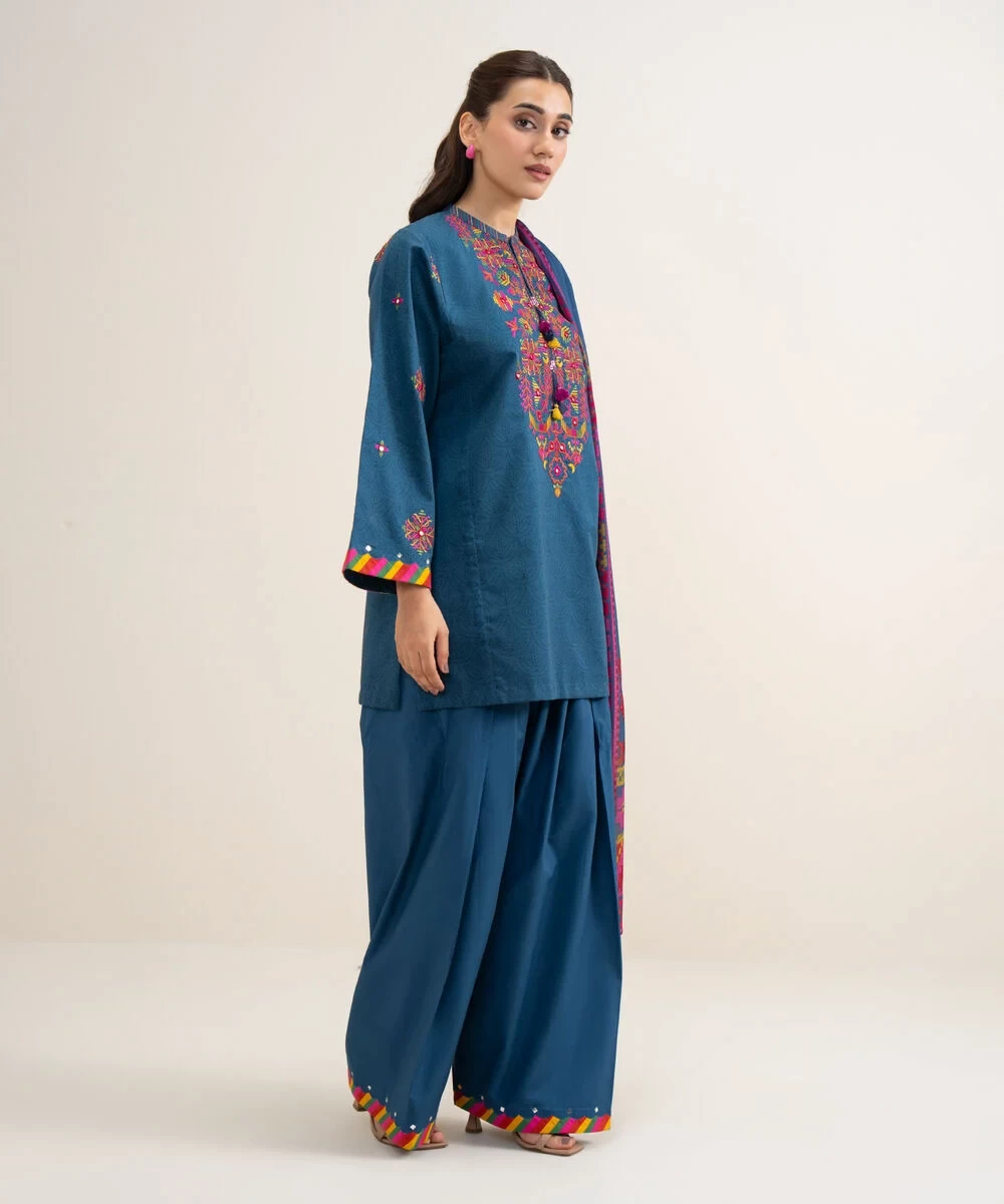 3 Piece - Embroidered Lawn Suit - U2TEDYS26V63