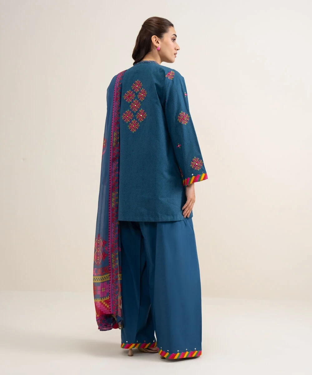 3 Piece - Embroidered Lawn Suit - U2TEDYS26V63