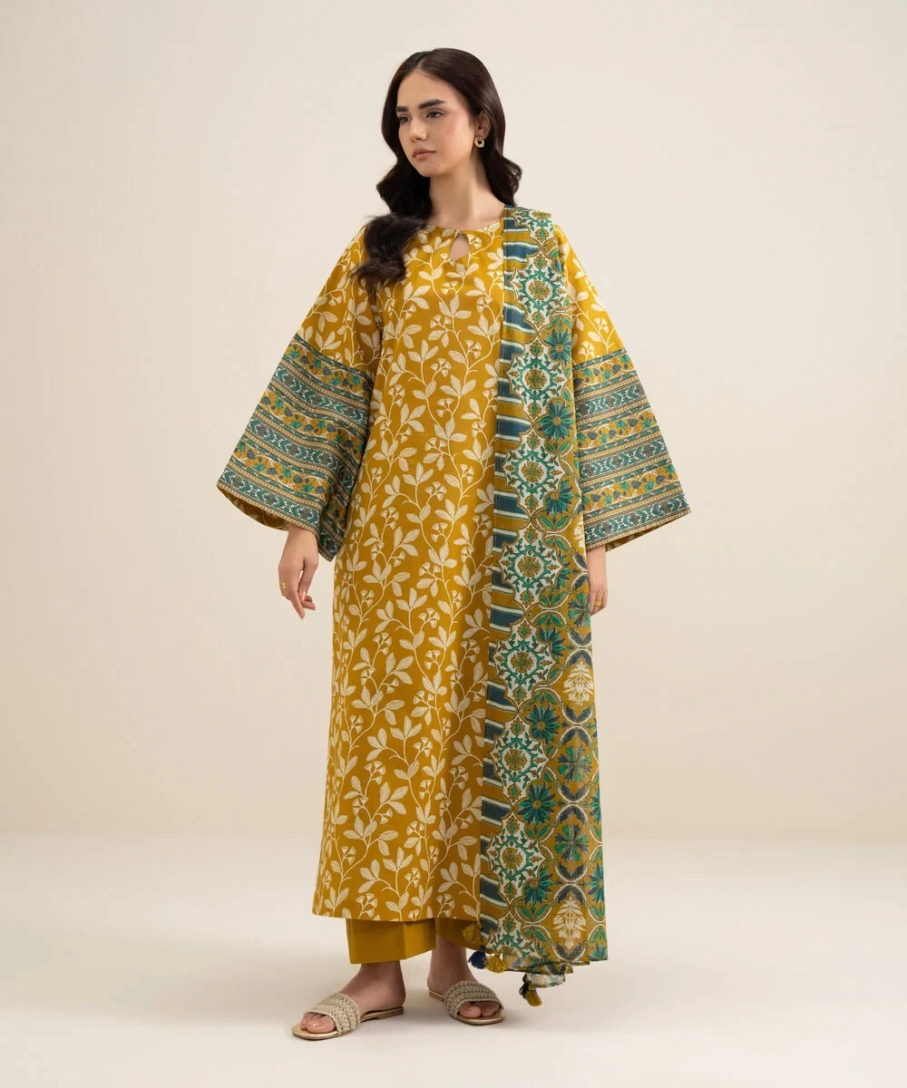 3 Piece - Printed Lawn Suit -  U3PDDS26V623