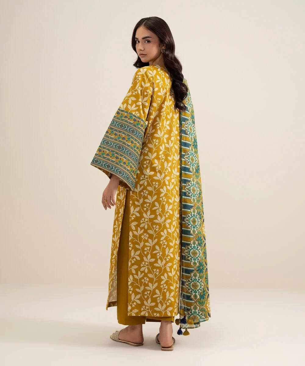 3 Piece - Printed Lawn Suit -  U3PDDS26V623