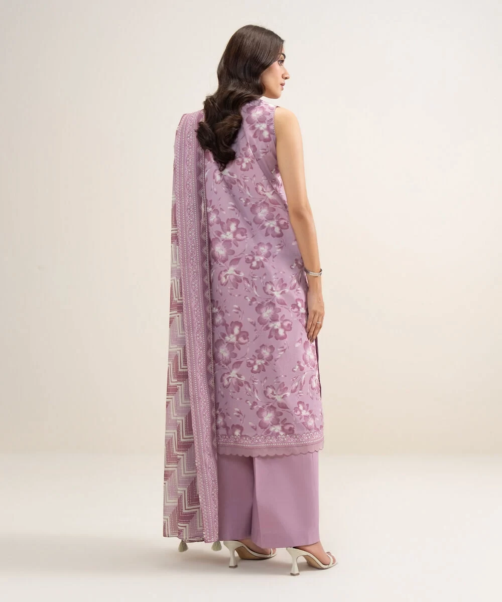 3 Piece - Embroidered Lawn Suit - 2DEDYS26V642