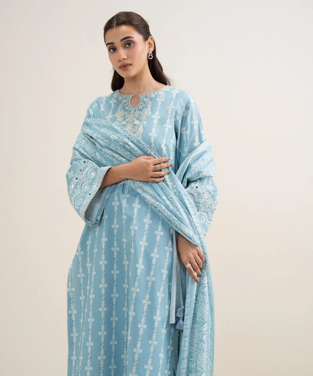 3 Piece - Embroidered Lawn Suit - 3PEDYS26V627