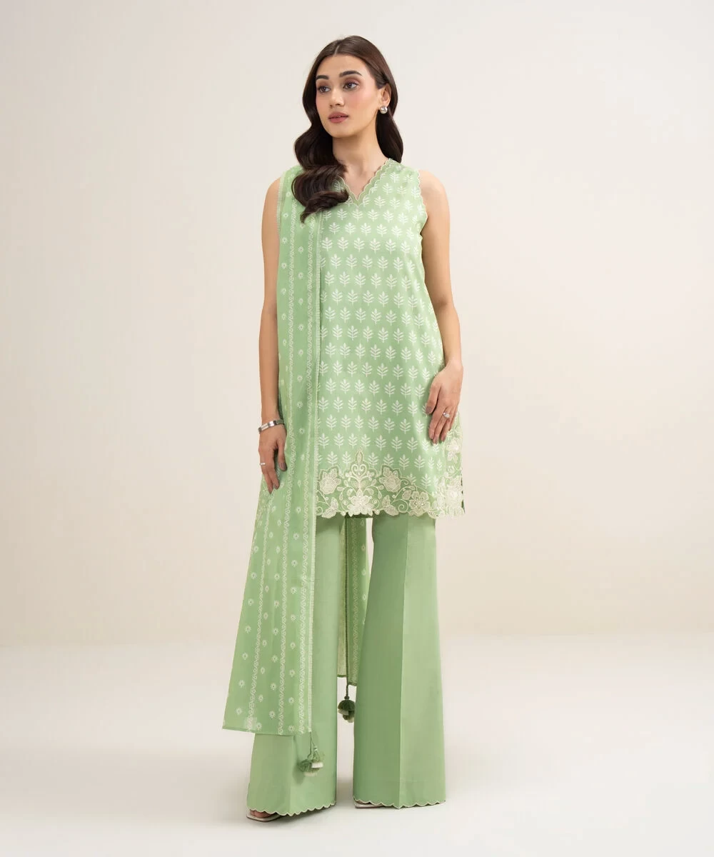 3 Piece - Embroidered Lawn Suit - 3PEDYS26V628