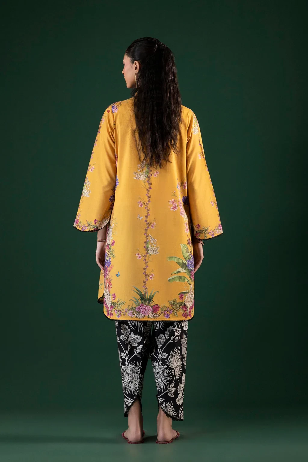 Printed 2 Piece Lawn Suit - H264-005A-2C