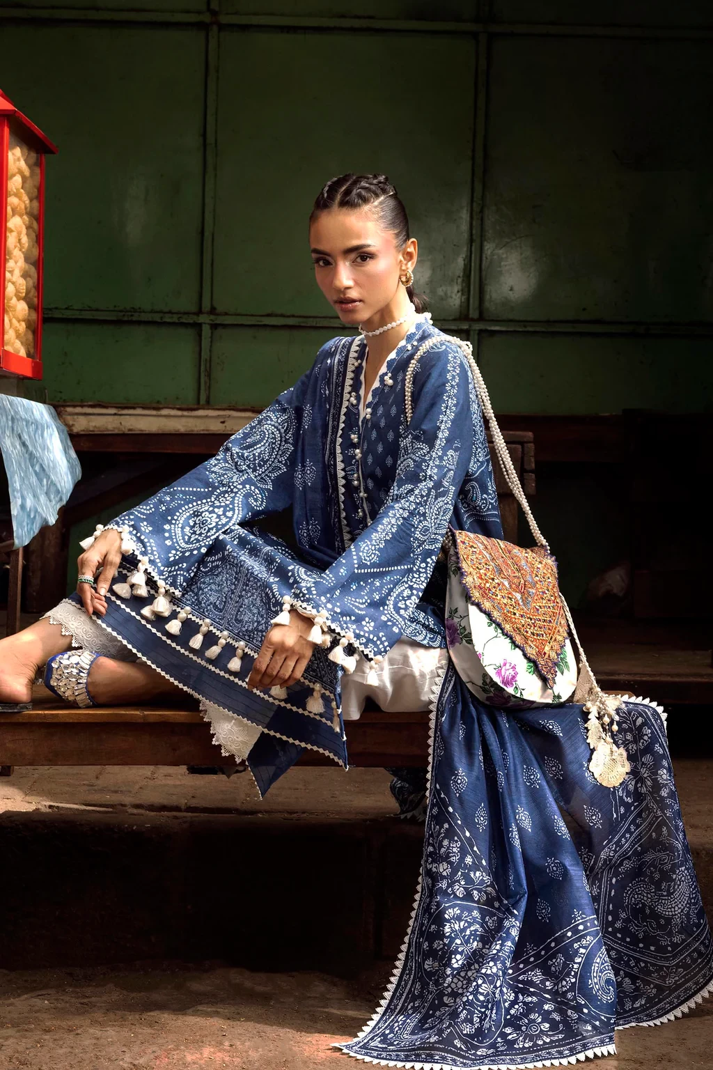 Printed 2 Piece Lawn Suit - H264-004A-2G