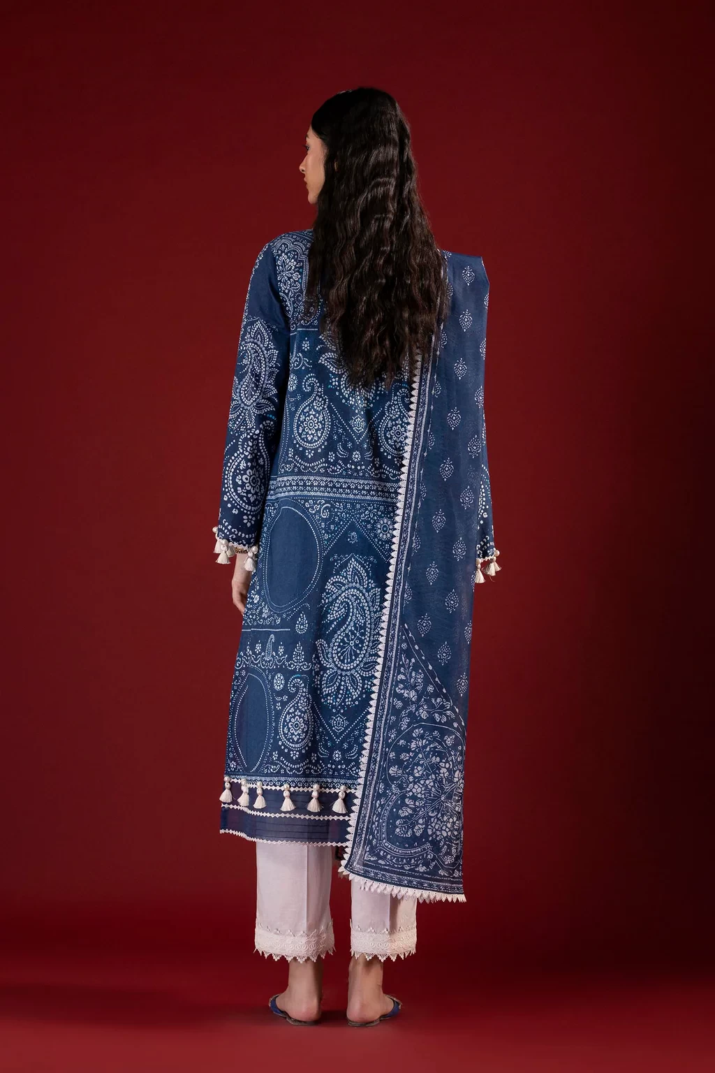 Printed 2 Piece Lawn Suit - H264-004A-2G