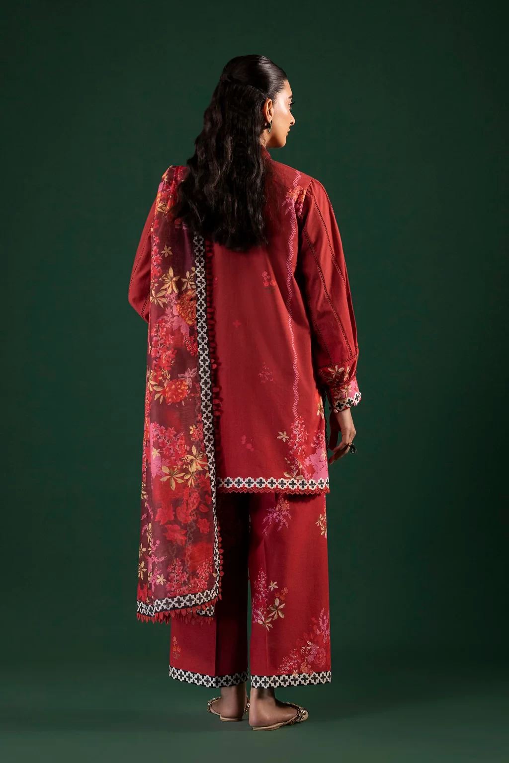 Printed 3 Piece Lawn Suit - H264-010A-3AG