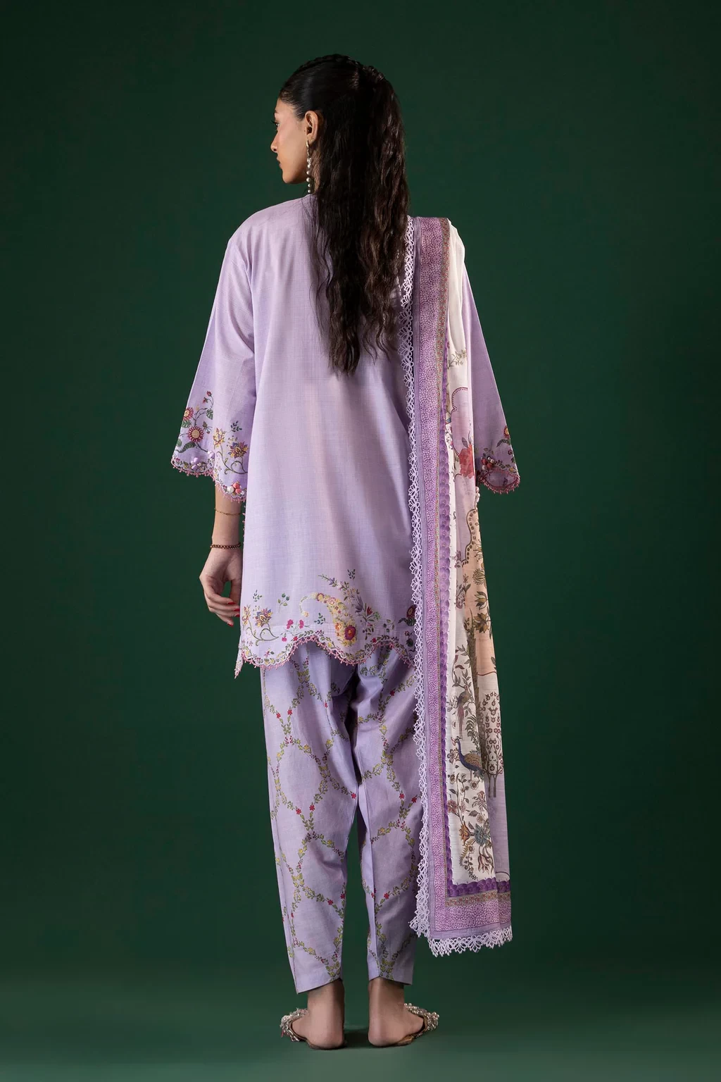Printed 3 Piece Lawn Suit - H264-009A-3CG