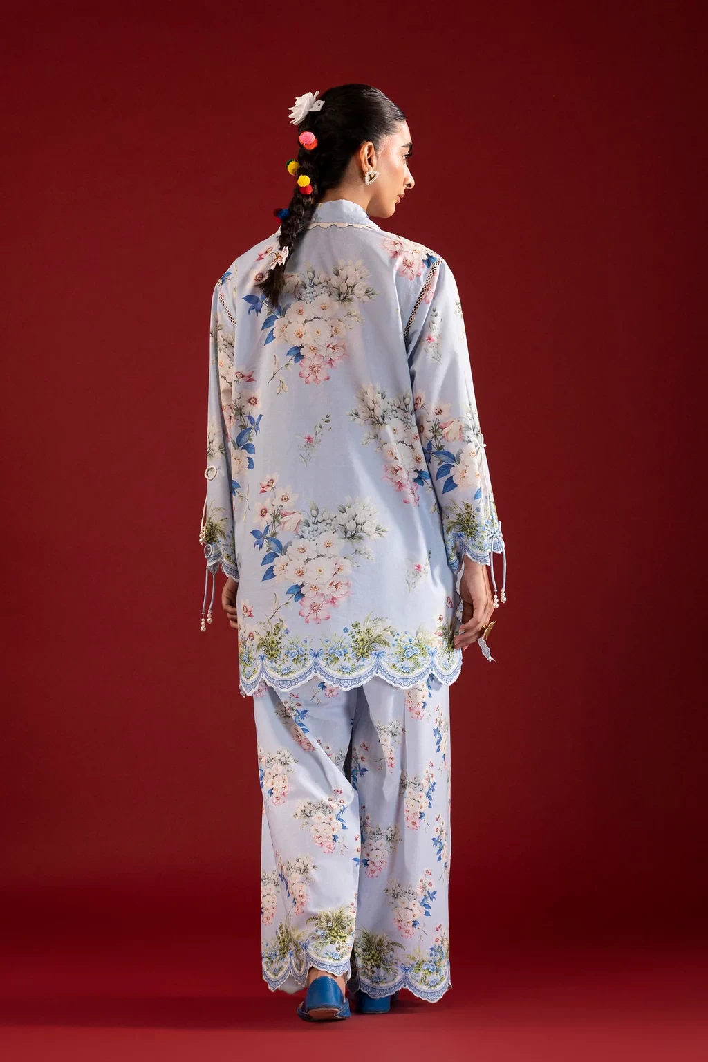 Printed 2 Piece Lawn Suit - H264-001A-2C