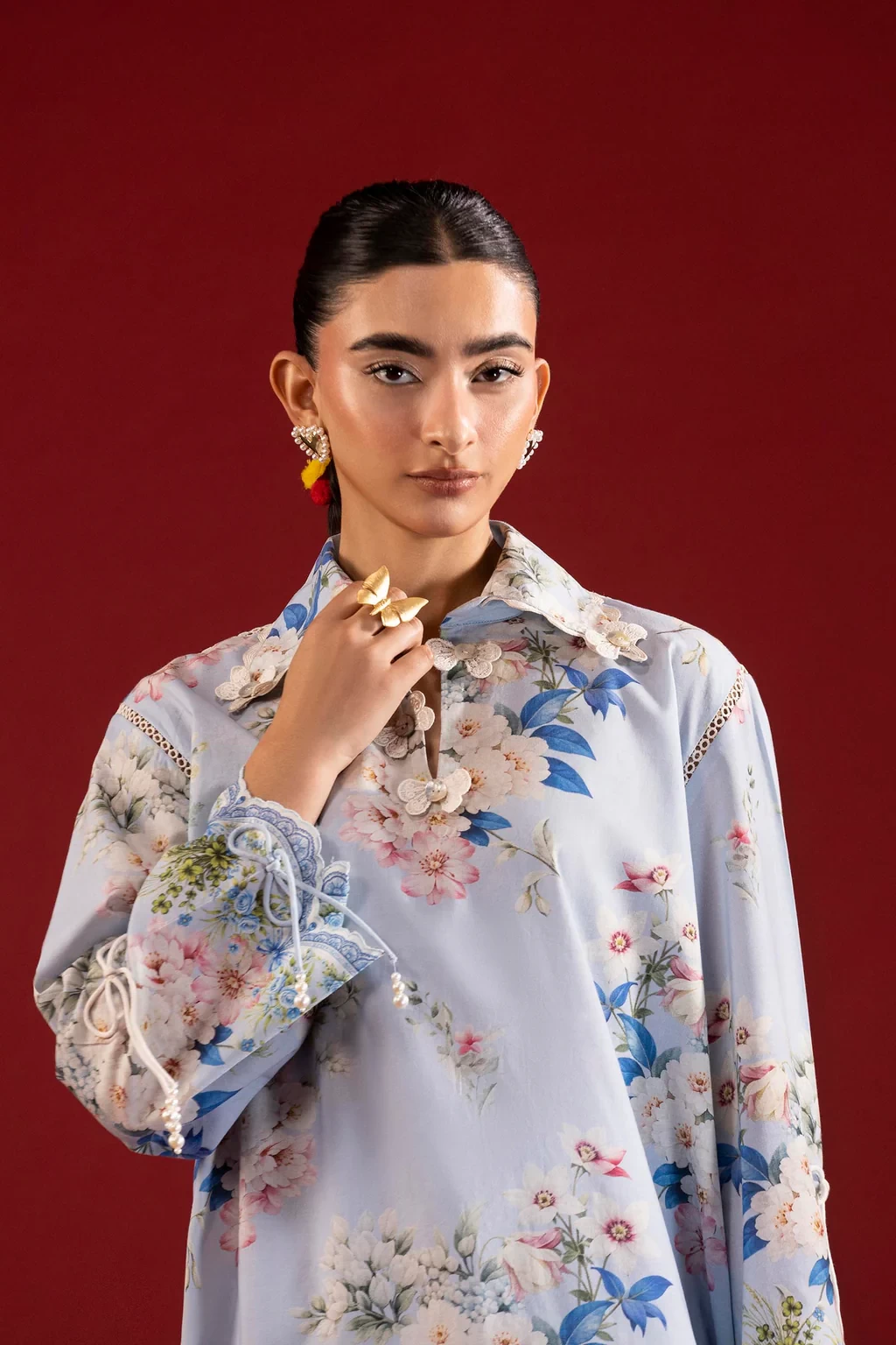Printed 2 Piece Lawn Suit - H264-001A-2C