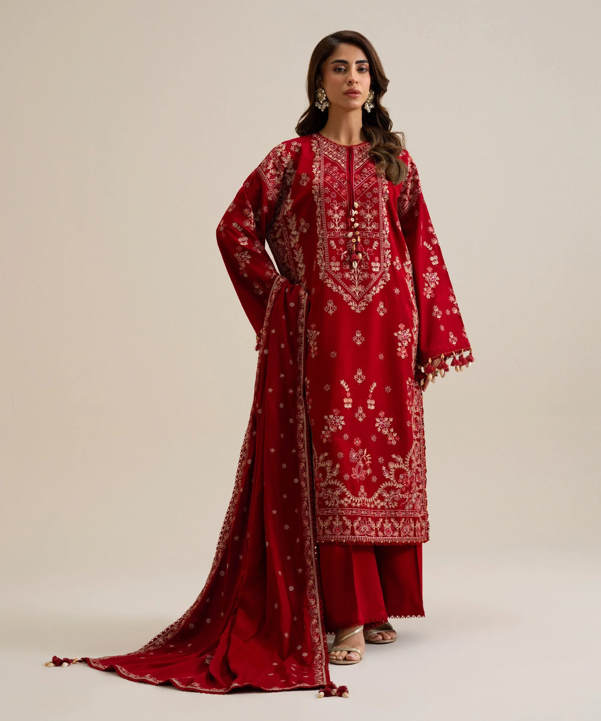 3 PIECE - EMBROIDERED MARINA SUIT - U3PELX26V945