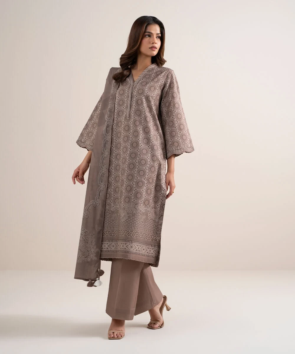 3 Piece - Printed Lawn Suit - U3PDYS26V623