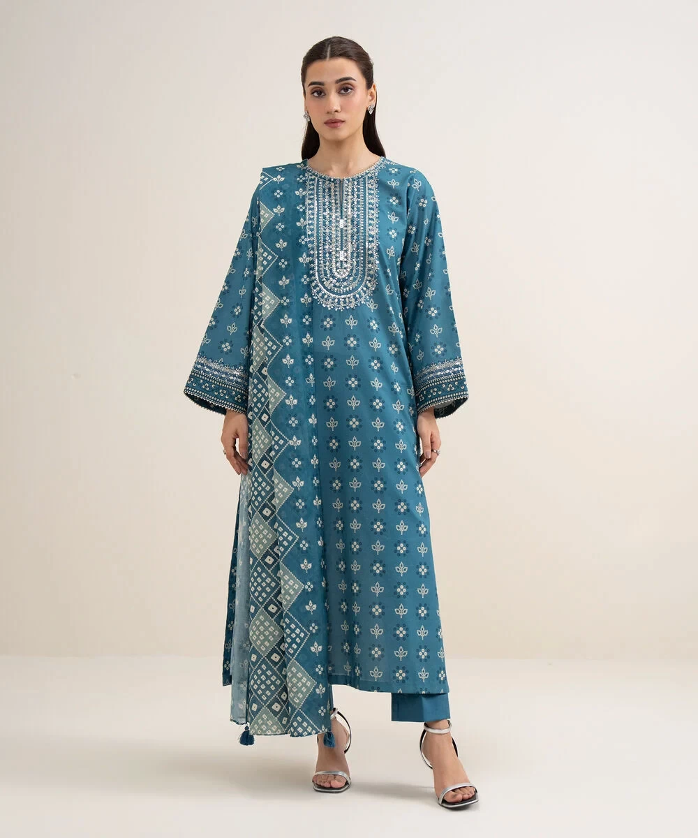 3 Piece - Embroidered Lawn Suit - 3PEDYS26V632