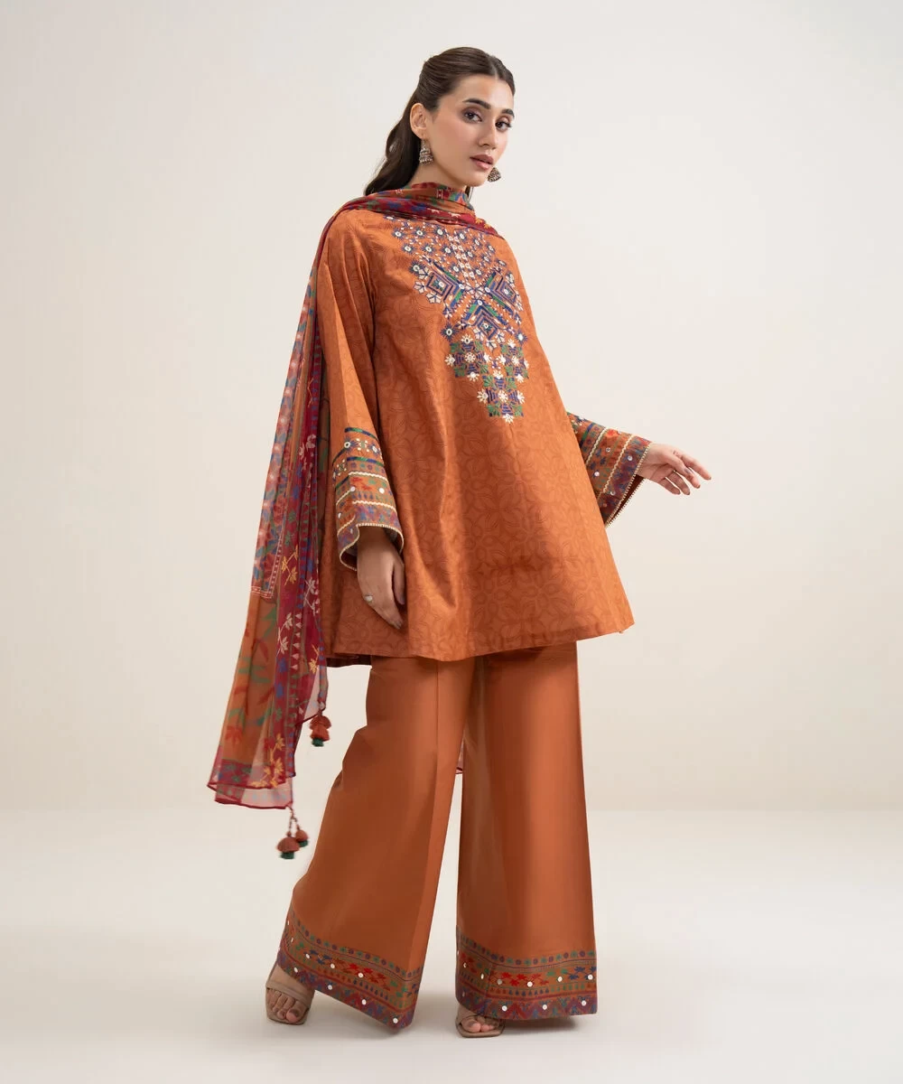 3 Piece - Embroidered Lawn Suit - U2TEDYS26V61